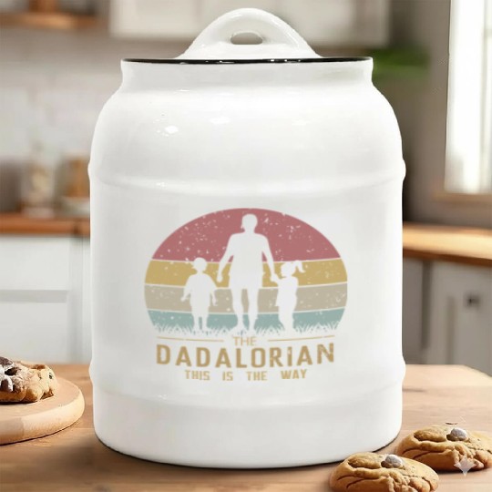 The Dadalorian Ceramic Cookie Jars