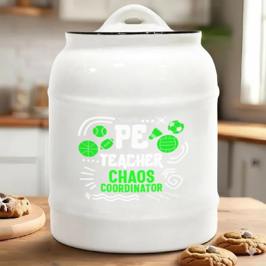 Physical Education Teacher Ceramic Cookie Jars, Chaos
