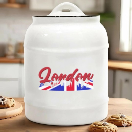 London Ceramic Cookie Jars