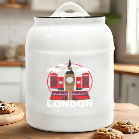 London Ceramic Cookie Jars
