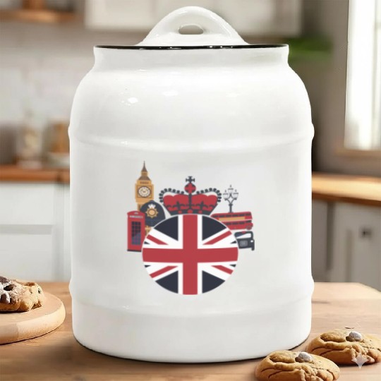 London Ceramic Cookie Jars
