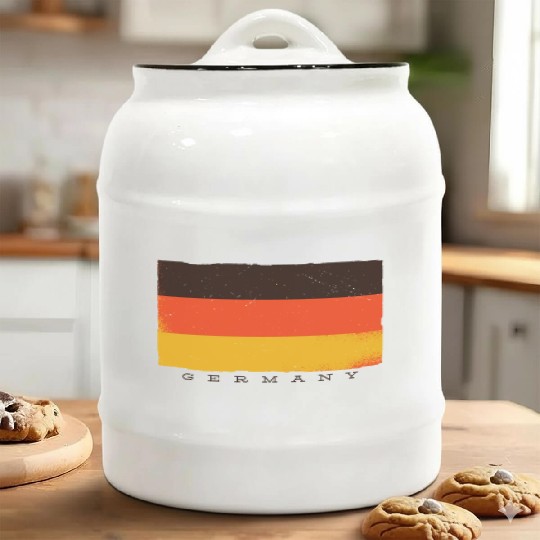 Germany Flag Travel Germany Flag Travel gift inspi Ceramic Cookie Jars