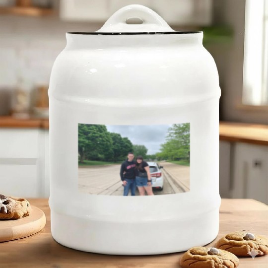 Emily and her boyfriend Ceramic Cookie Jars