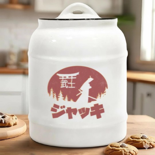 Samurai legend Ceramic Cookie Jars