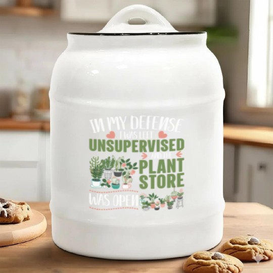 Harvest Flowers And Relax And Chill Planting Gifts Ceramic Cookie Jars