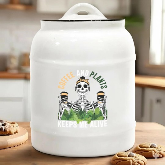 Harvest Flowers Lifestyle Planting Gardening Gifts Ceramic Cookie Jars