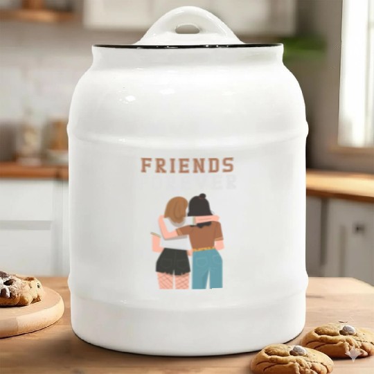 Cool Friends forever Ceramic Cookie Jars for friendship day to you