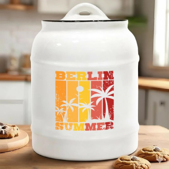 Berlin summer Ceramic Cookie Jars
