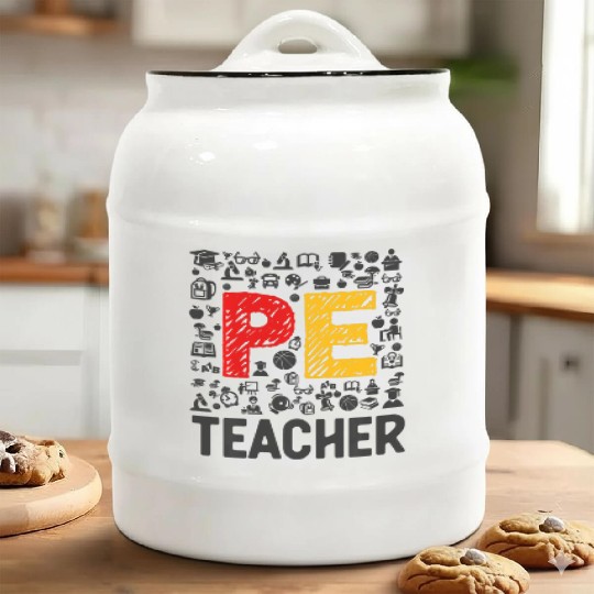 Physical Education Teacher PE Teacher Ceramic Cookie Jars