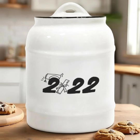Mastered it 2022, Graduation, congratulations Ceramic Cookie Jars