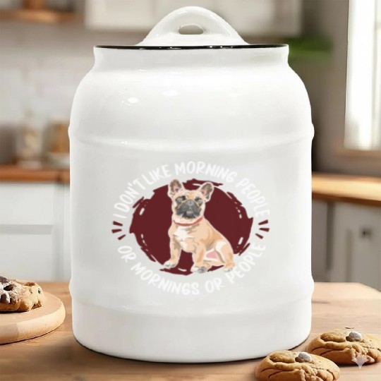 French Bulldog Breed Dog Lover Ceramic Cookie Jars