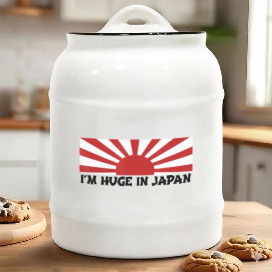 I m Huge In Japan Ceramic Cookie Jars