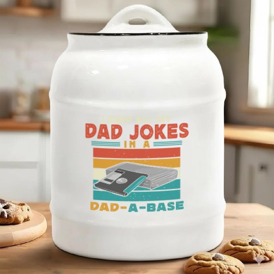 Dad Joke Data Scientist Pun Computer Science Papa Ceramic Cookie Jars