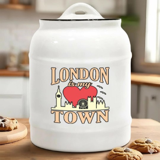 London Funny Gift Idea Ceramic Cookie Jars