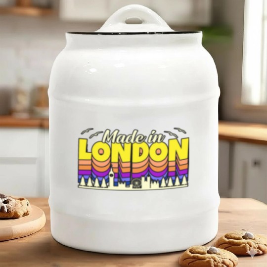 London Funny Gift Idea Ceramic Cookie Jars