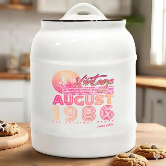 Year Of Construction In August 1986 Ceramic Cookie Jars