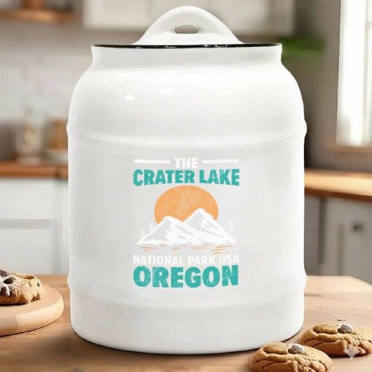 The Crater Lake National Park USA Oregon America Ceramic Cookie Jars