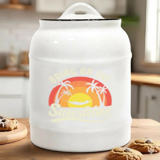 Bring On The Sunshine Ceramic Cookie Jars