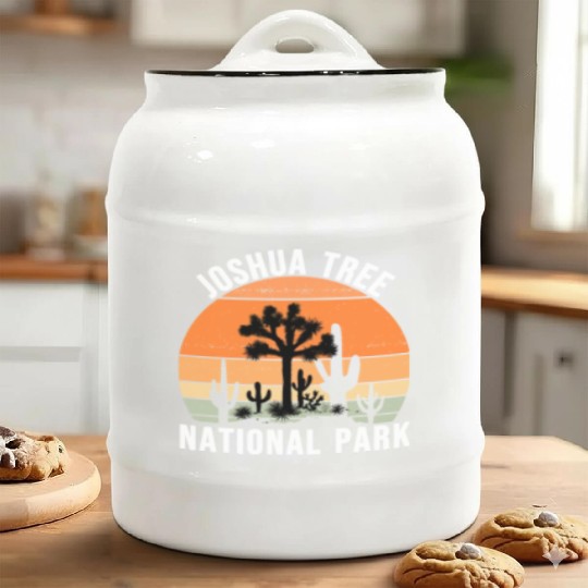 Vintage Joshua Tree National Park Ceramic Cookie Jars