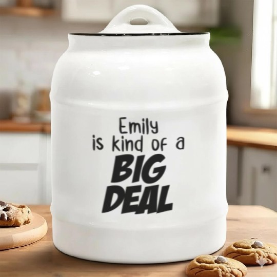 Emily is Kind of a Big Deal Ceramic Cookie Jars