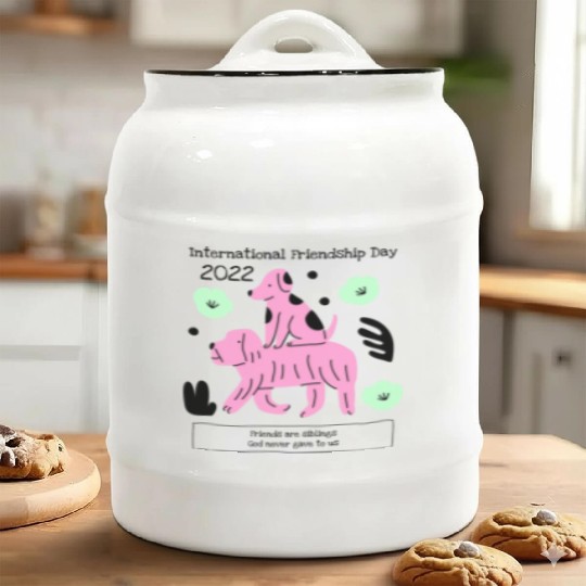 International Friendship Day 2022 Ceramic Cookie Jars
