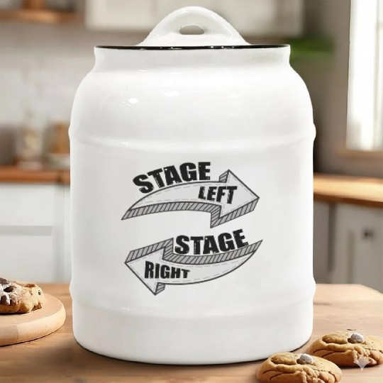 Novelty Dramatic Arts Actors Mockery Statements Ceramic Cookie Jars