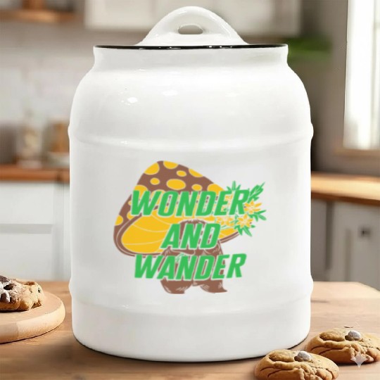 Fungi Ceramic Cookie Jars, Wonder And Wander Ceramic Cookie Jars, Funny Healthy