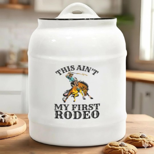 This is not my first rodeo Ceramic Cookie Jars