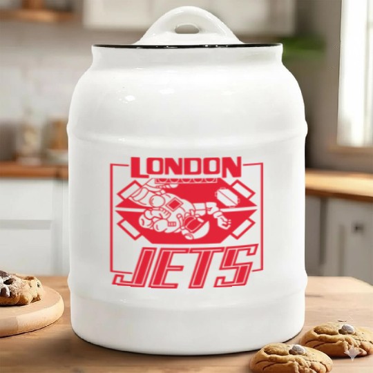 Comedy Show Logo Ceramic Cookie Jars