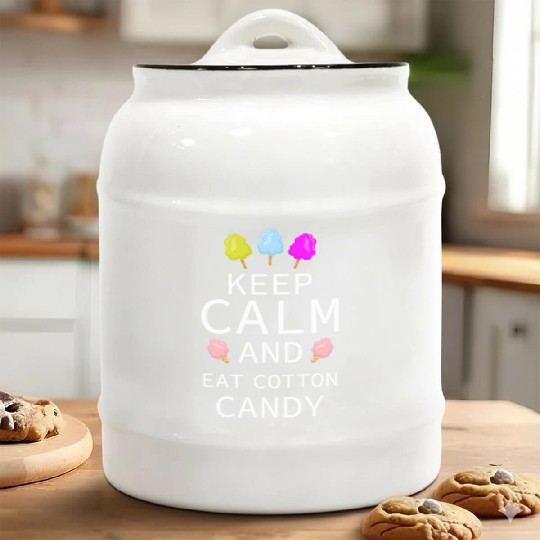 Sweet Lollipop Muffin Ceramic Cookie Jars