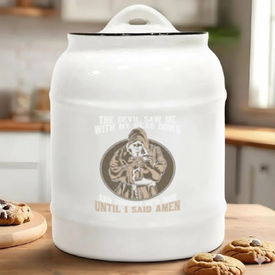Christian Sayings Ceramic Cookie Jars