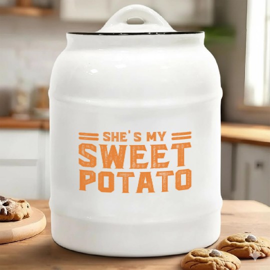 She s My Sweet Potato Ceramic Cookie Jars