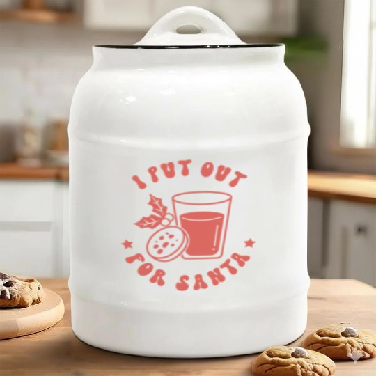 I put out for Santa Ceramic Cookie Jars