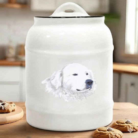 Great Pyrenees Ceramic Cookie Jars