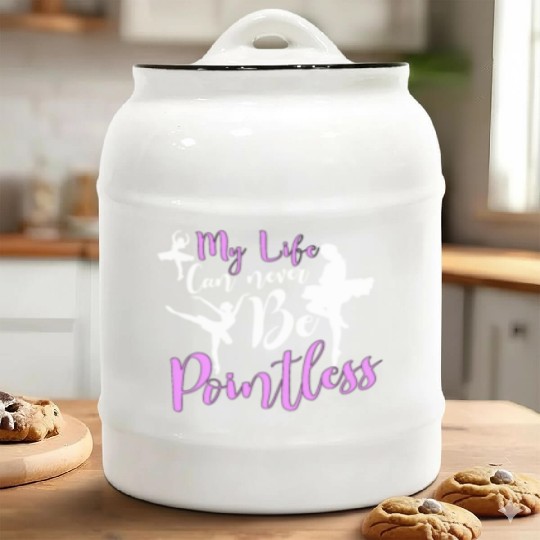 Ballet Ballerina Dance Dancer Dancing Ballet Gift Ceramic Cookie Jars