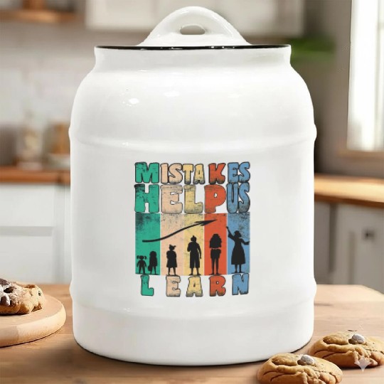 mistakes help us grow women Ceramic Cookie Jars