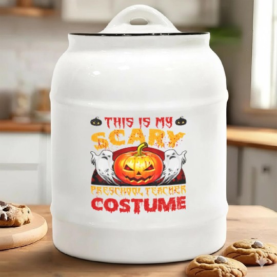 This is my scary preschool teacher costume Ceramic Cookie Jars