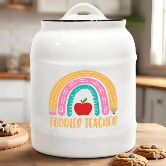 Toddler Teacher Ceramic Cookie Jars
