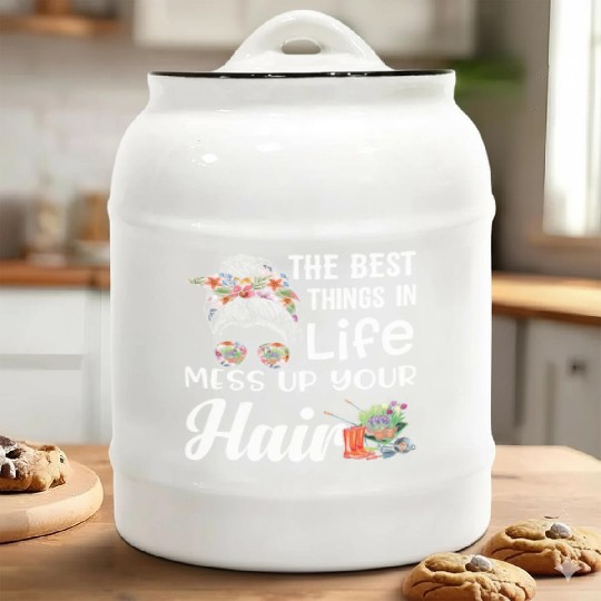 Planting Gardening Harvest Flowers Lifestyle Gifts Ceramic Cookie Jars
