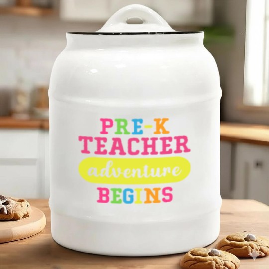 Pre K Teacher Adventure Begins Ceramic Cookie Jars