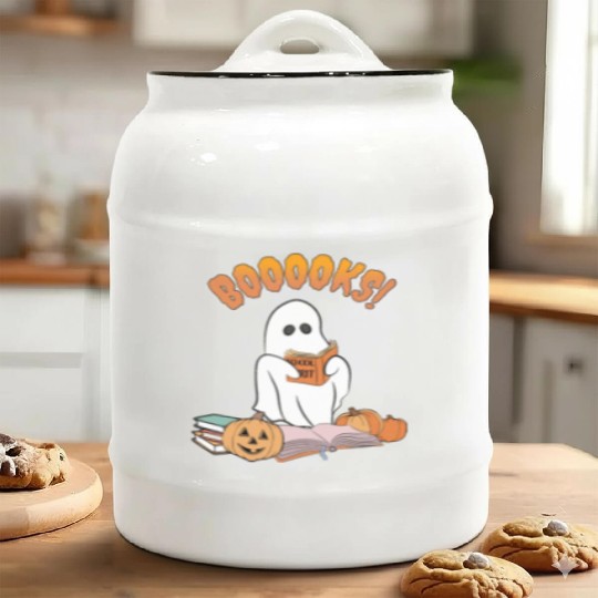 Booooks Ceramic Cookie Jars