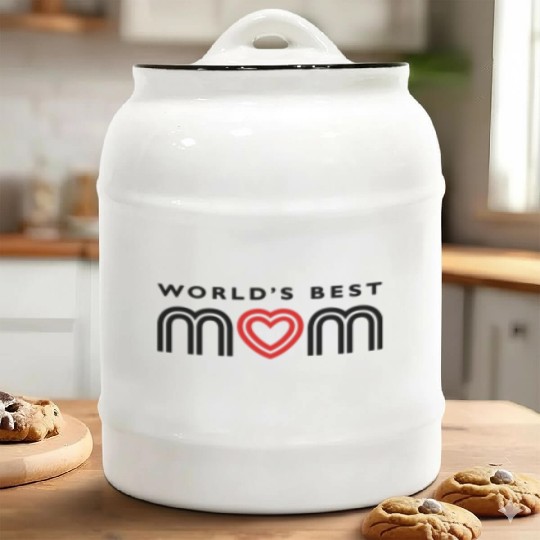 World's Best Mom (mp) Ceramic Cookie Jars