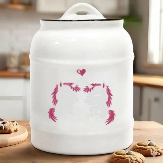 Best unicorn girlfriend love Ceramic Cookie Jars