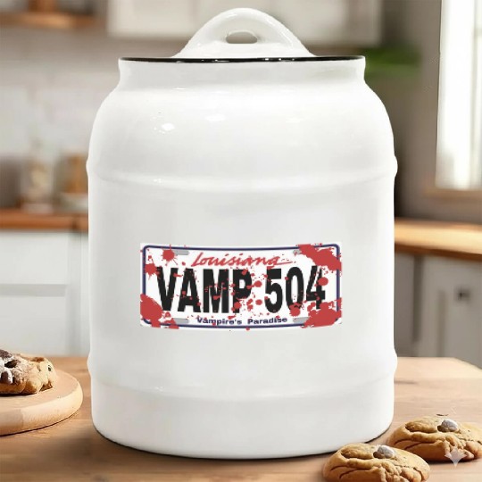 Vamp 504 Louisiana Vampire's Paradise Ceramic Cookie Jars