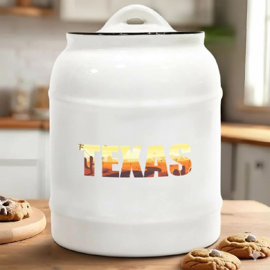 Texas city USA gift Houston America Ceramic Cookie Jars