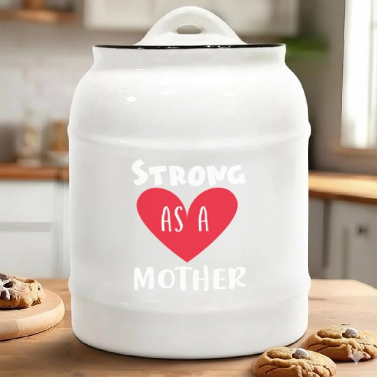 Strong as a mother Ceramic Cookie Jars