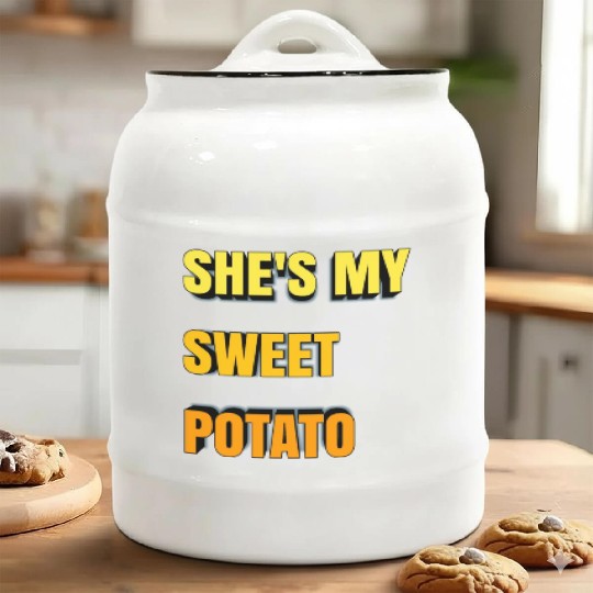 She's My Sweet Potato Ceramic Cookie Jars