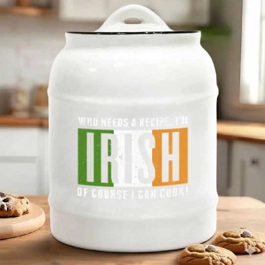 Funny Irish Cook Ceramic Cookie Jars Irish Cooking Ceramic Cookie Jars