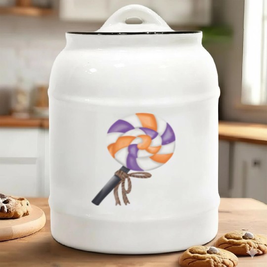 Halloween lollipop candy Ceramic Cookie Jars