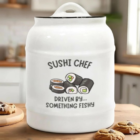 SUSHI CHEF 21 Ceramic Cookie Jars